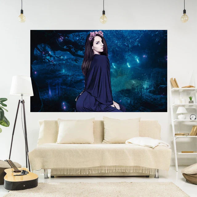 Lana Del Rey Poster Tapestry Wall Art - Aesthetic Home Decor-Orizon Depot