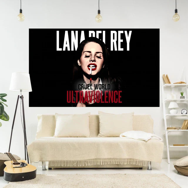 Lana Del Rey Poster Tapestry Wall Art - Aesthetic Home Decor-Orizon Depot