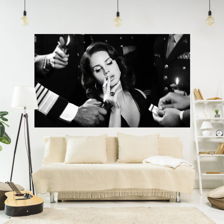 Lana Del Rey Poster Tapestry Wall Art - Aesthetic Home Decor-Orizon Depot