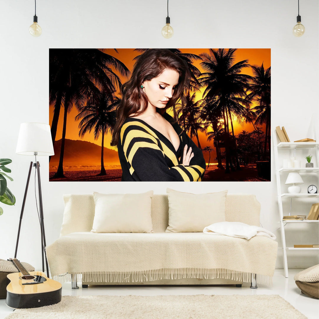 Lana Del Rey Poster Tapestry Wall Art - Aesthetic Home Decor-Orizon Depot