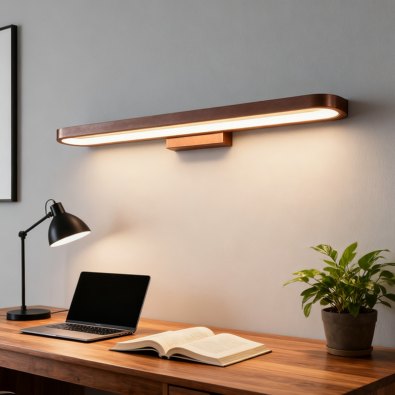 European Minimalist Circular Aluminum Vanity Lamp LED Mirror Front Wall Sconce Light-Orizon Depot