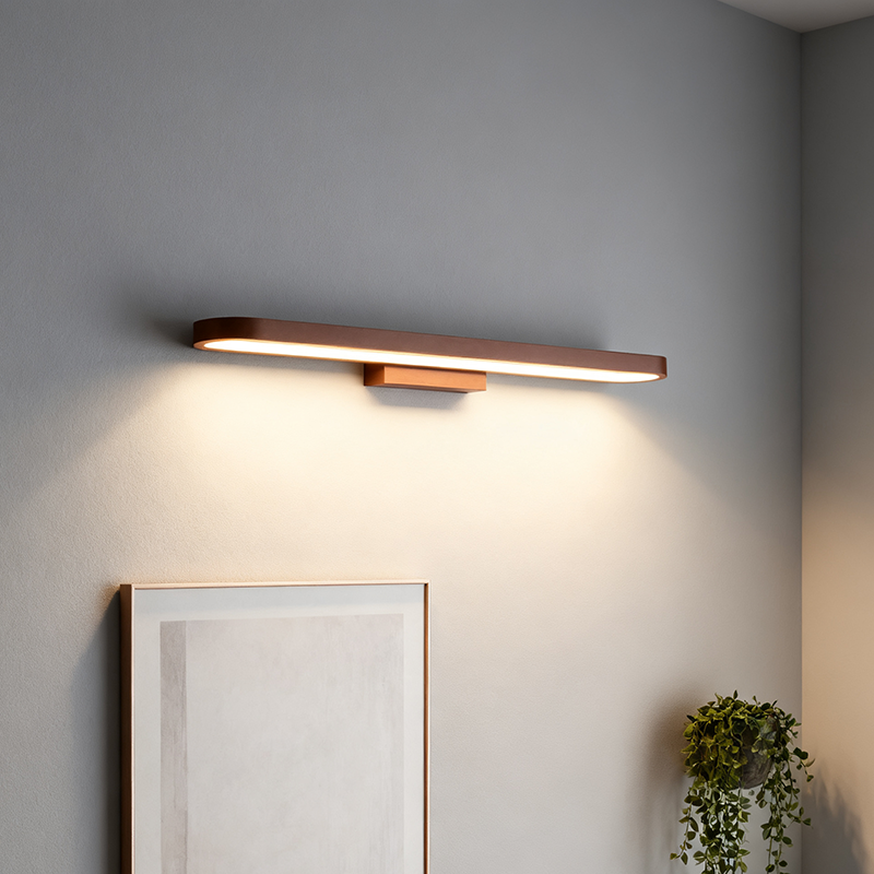 European Minimalist Circular Aluminum Vanity Lamp LED Mirror Front Wall Sconce Light-Orizon Depot