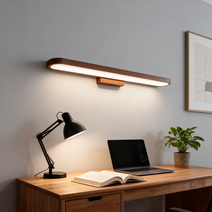 European Minimalist Circular Aluminum Vanity Lamp LED Mirror Front Wall Sconce Light-Orizon Depot