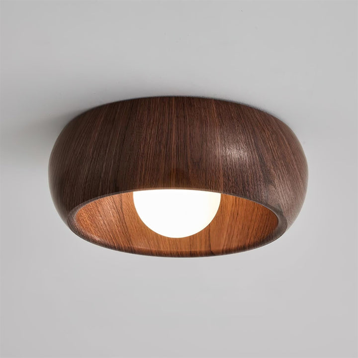 Minimalist Modern Wooden LED Ceiling Lamp