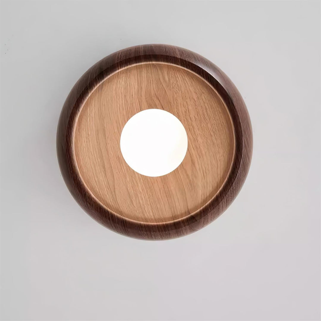 Minimalist Modern Wooden LED Ceiling Lamp