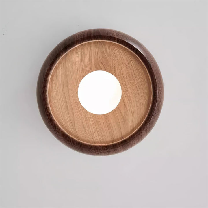 Minimalist Modern Wooden LED Ceiling Lamp