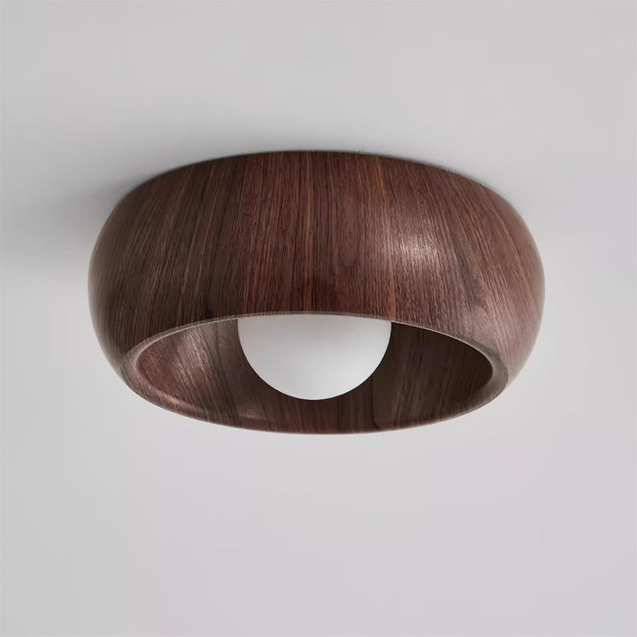 Minimalist Modern Wooden LED Ceiling Lamp