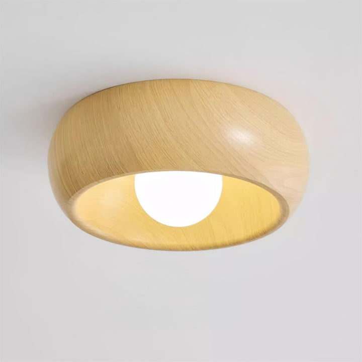 Minimalist Modern Wooden LED Ceiling Lamp