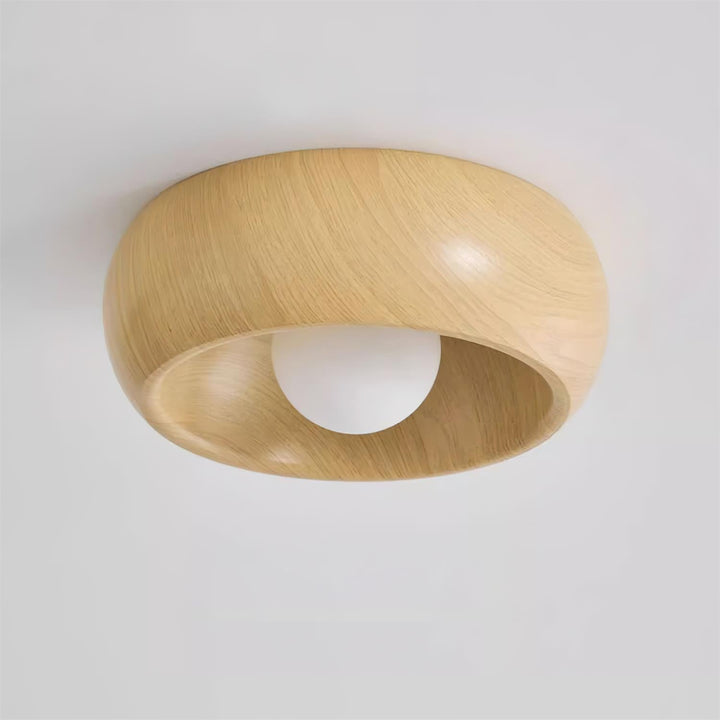Minimalist Modern Wooden LED Ceiling Lamp