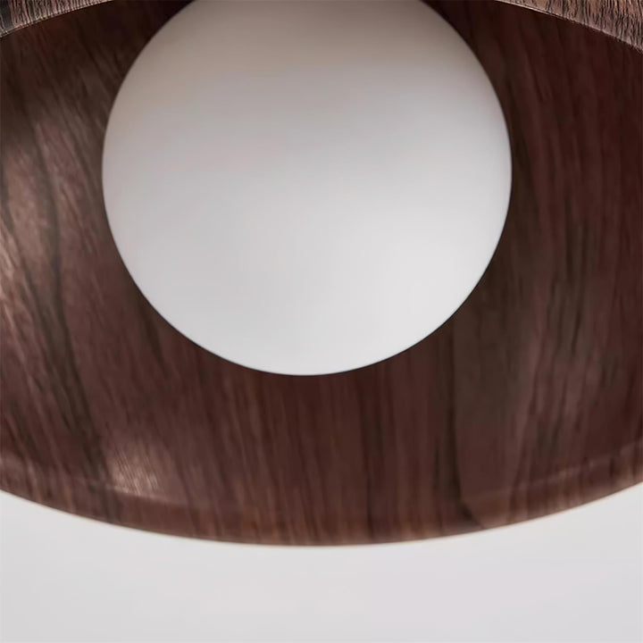 Minimalist Modern Wooden LED Ceiling Lamp