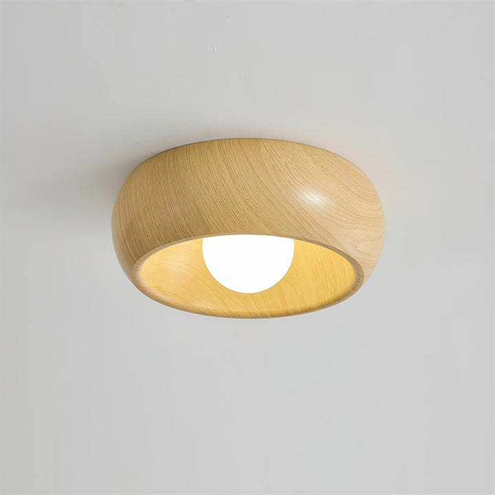 Minimalist Modern Wooden LED Ceiling Lamp