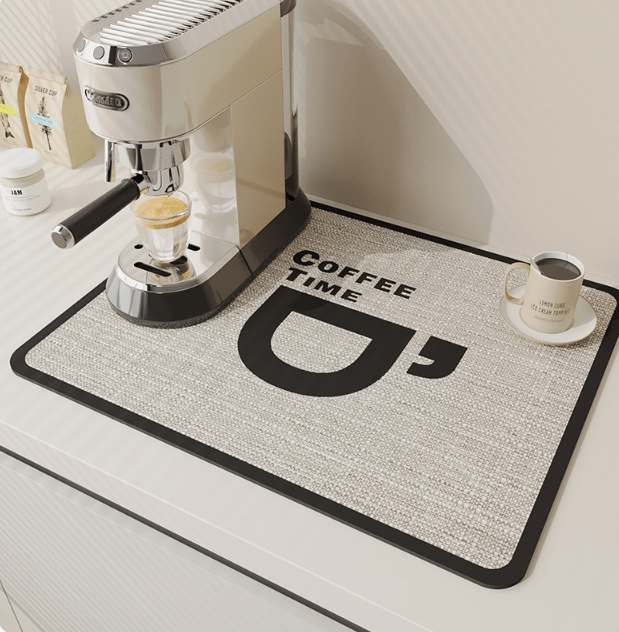 Quick-Drying Diatomite Kitchen Mat | Keeps Countertop Dry