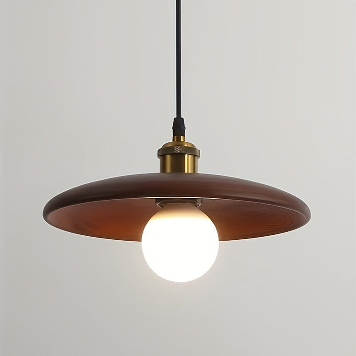 Scandinavian Solid Wood Pendant Light | Modern Ceiling Fixture