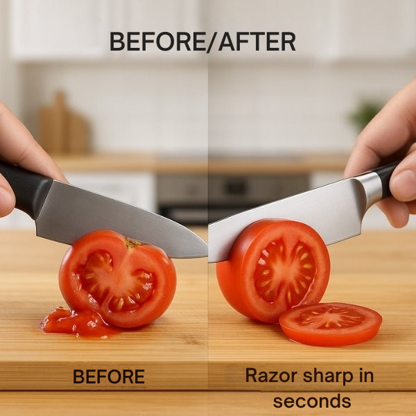 Knife Sharpening Tool | Rolling Edge Sharpener | Fast & Precise Edge