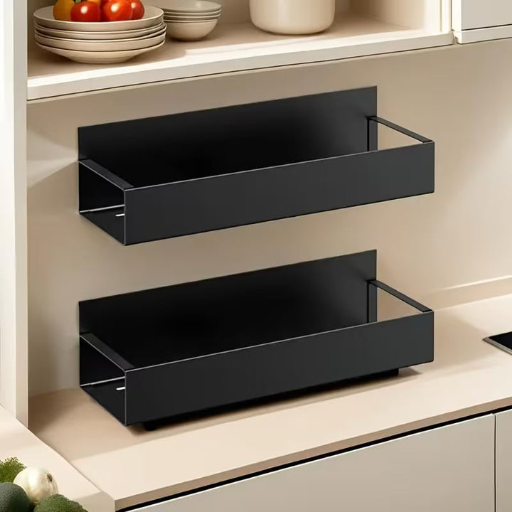 Magnetic Mount Side Shelf | Drill-Free Setup | Compact Storage Solution