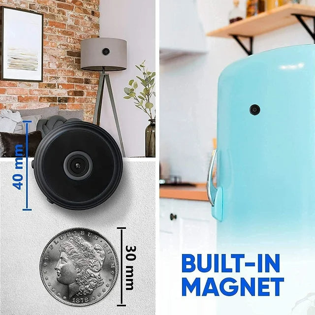 Compact Wireless Magnetic Camera with Audio & Live Video Feed