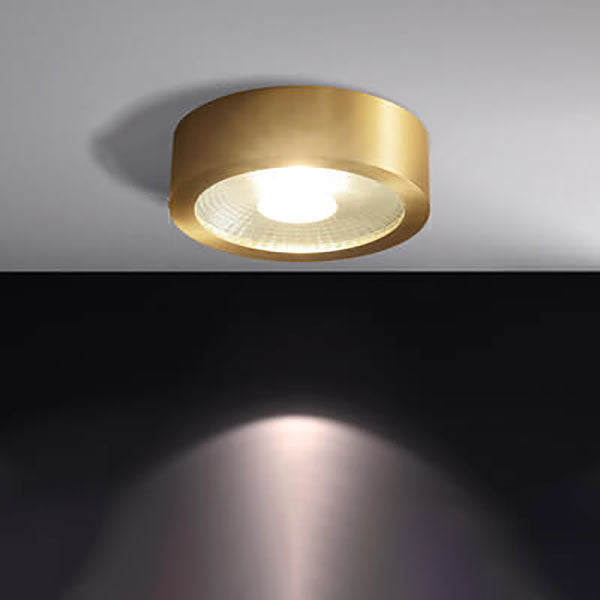 Nordic Light Luxury All Copper Ultra-thin LED Flush Mount Lamp-Orizon Depot