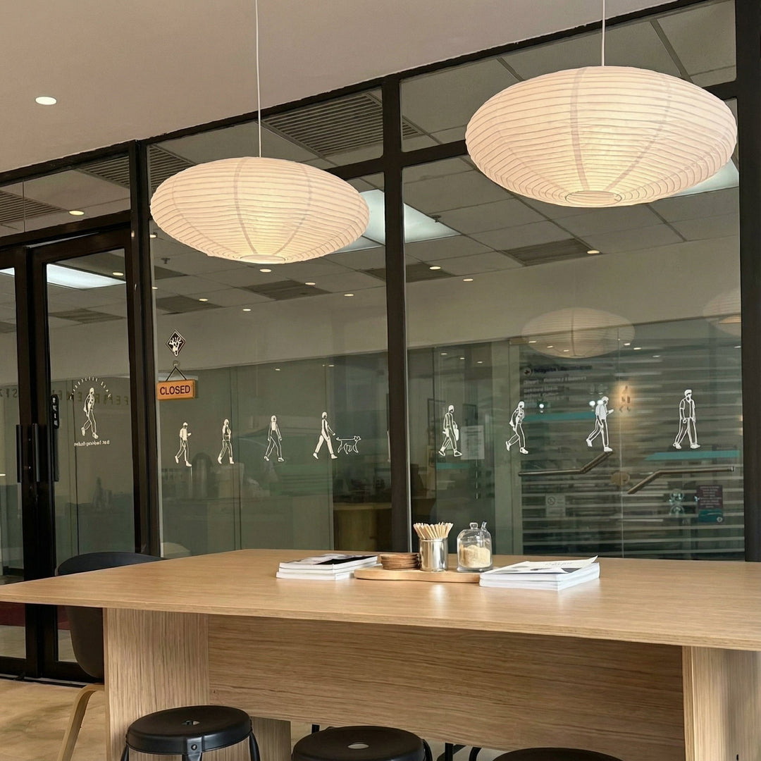 Japanese Wabi-Sabi Paper Pendant Lamp-Orizon Depot