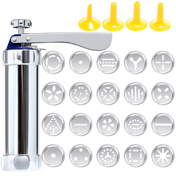 Aluminum Dough Stamper for Cookies and Piped Pastries Decorating