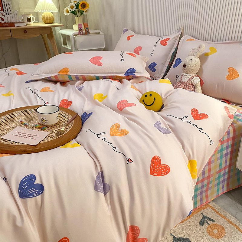 Abstract Chessboard Single Bed Linen Set - Modern Bedding Collection-Orizon Depot