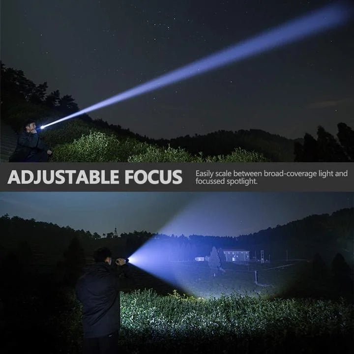 90000 Lumens XHP50.2 Ultra Bright High-Power Flashlight
