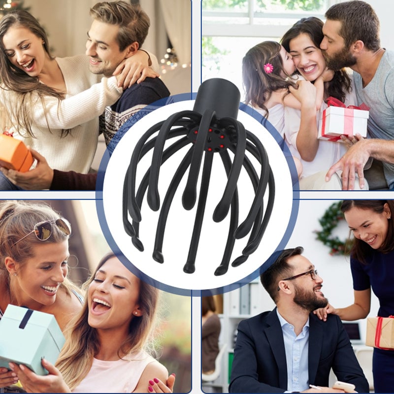 Octopus Head Massager for Relaxation and Stress Relief-Orizon Depot
