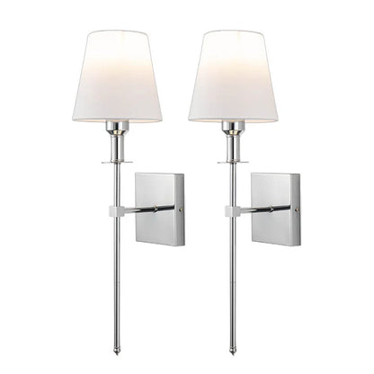 Rechargeable Wireless LED Wall Lights - Set of 2 for Home Decor