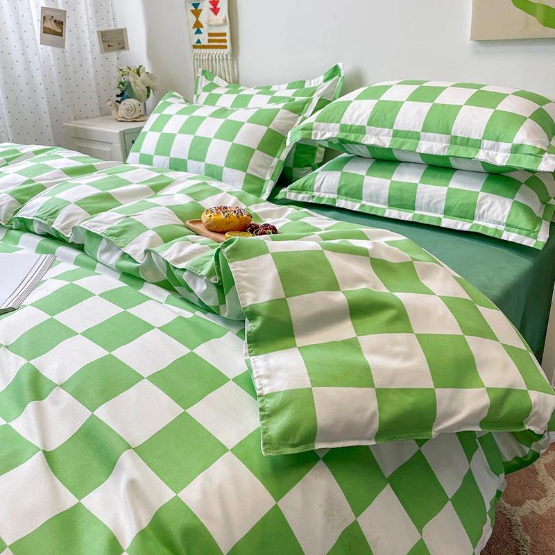 Checked Bedding Set for Cozy Bedroom Decor-Orizon Depot