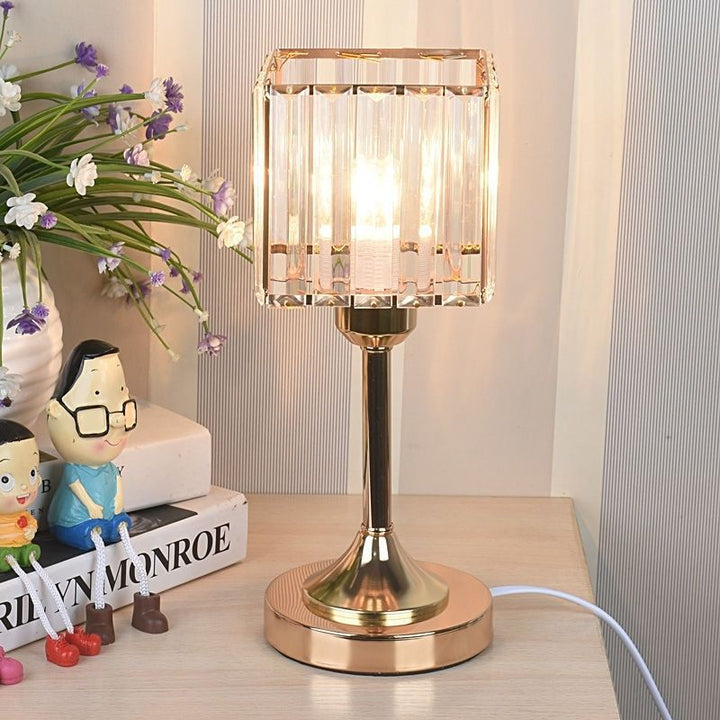 Nordic Crystal Table Lamp - Elegant Crystal Lighting Fixture-Orizon Depot