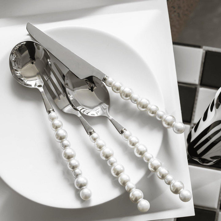 Elegant Pearl Cutlery Set for Dining and Entertaining-Orizon Depot