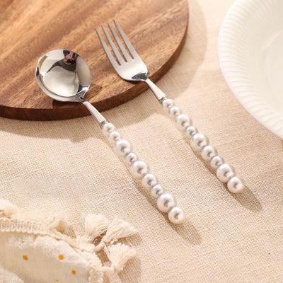Elegant Pearl Cutlery Set for Dining and Entertaining-Orizon Depot