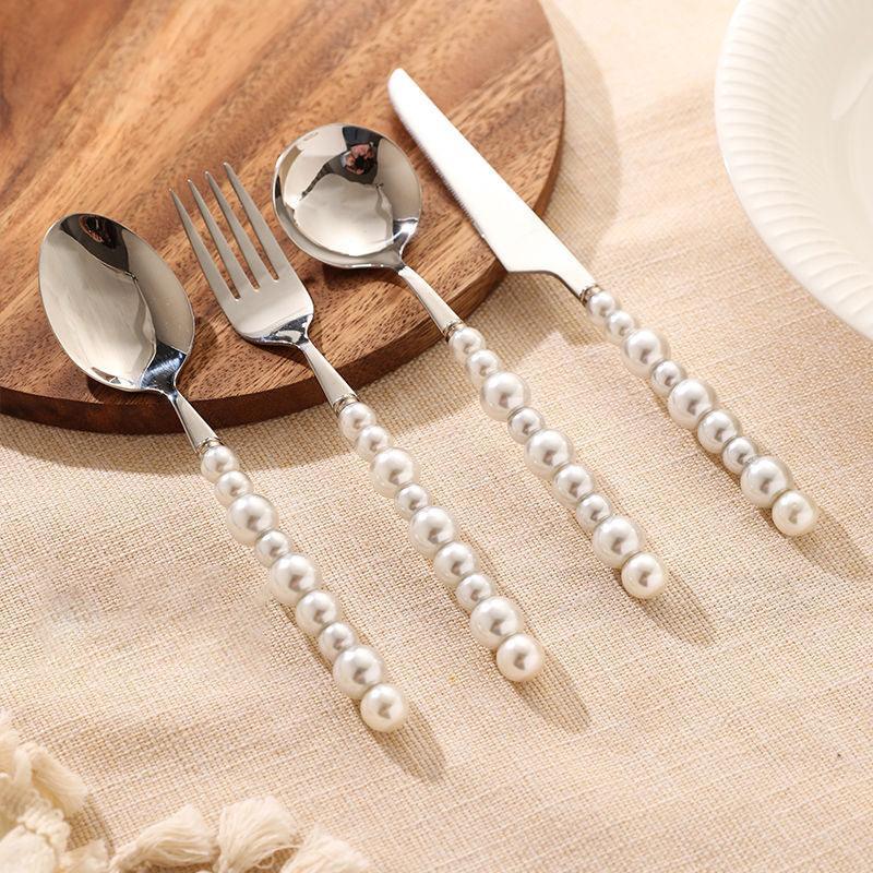 Elegant Pearl Cutlery Set for Dining and Entertaining-Orizon Depot