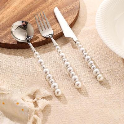 Elegant Pearl Cutlery Set for Dining and Entertaining-Orizon Depot