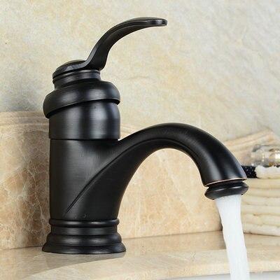 Antique Brass Bathroom Faucet Sink Mixer Tap Fixtures-Orizon Depot