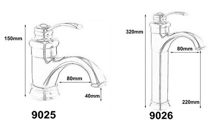 Antique Brass Bathroom Faucet Sink Mixer Tap Fixtures-Orizon Depot