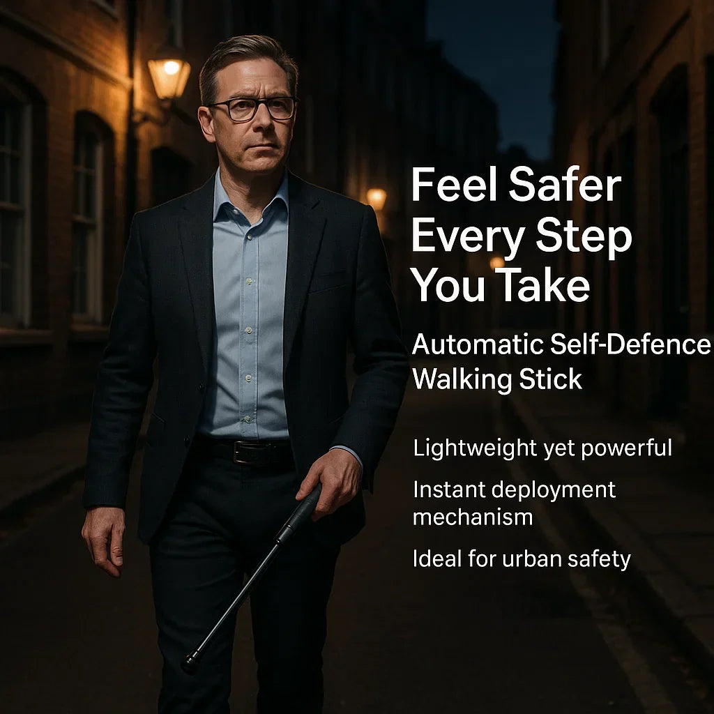 Self-Defense Walking Stick for Hiking and Urban Safety-Orizon Depot