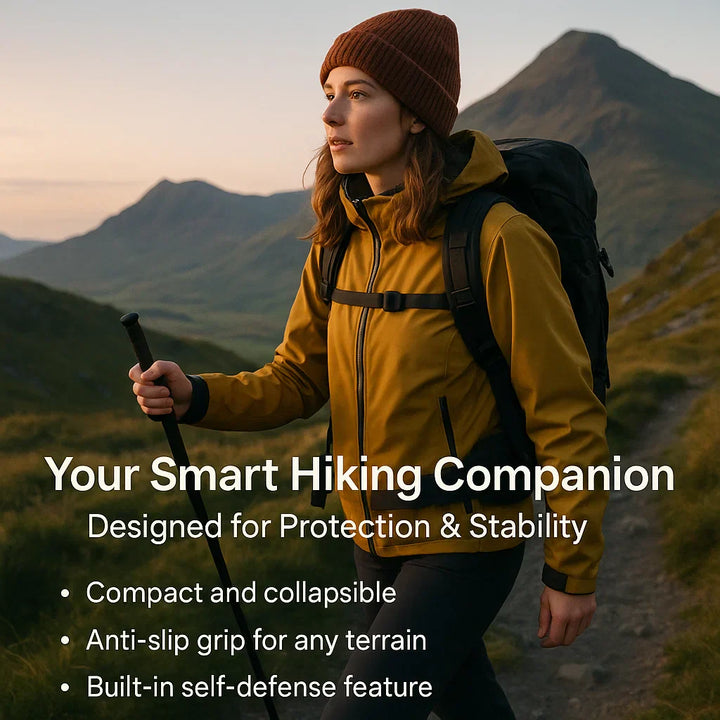 Self-Defense Walking Stick for Hiking and Urban Safety-Orizon Depot