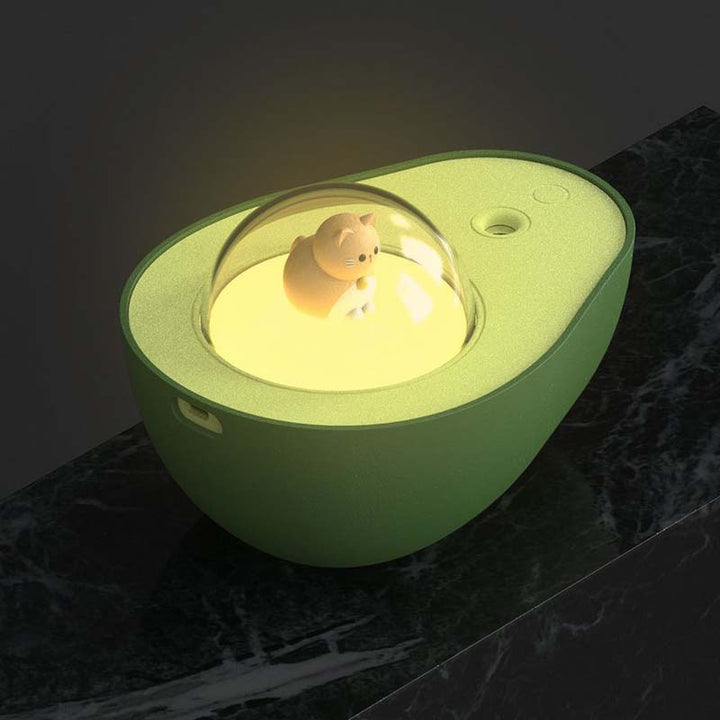 Avocado Humidifier with Night Light for Enhanced Air Quality-Orizon Depot