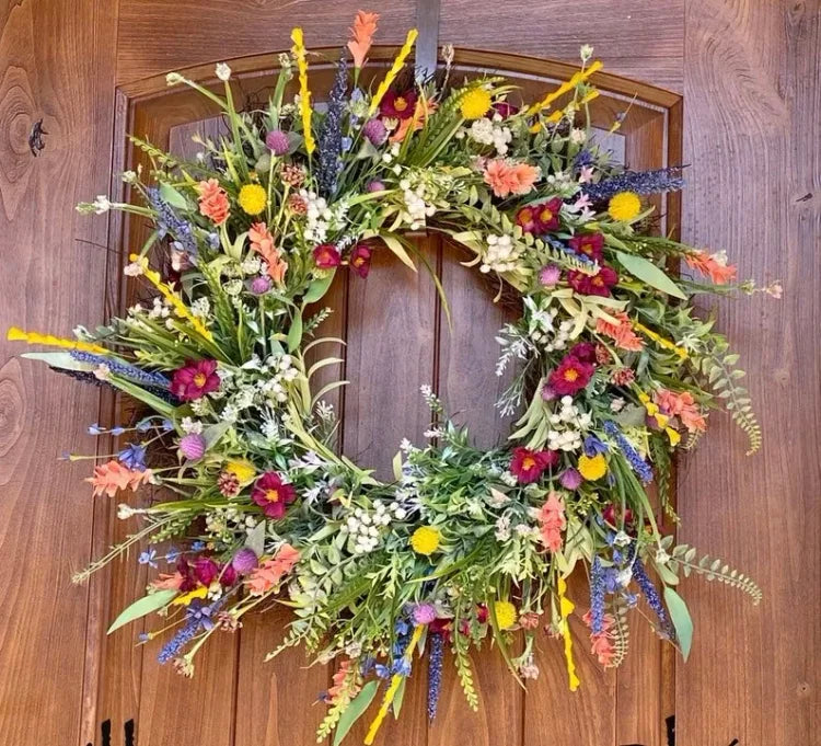 Handmade Texas Wildflower Floral Crown for Festivals and Events-Orizon Depot