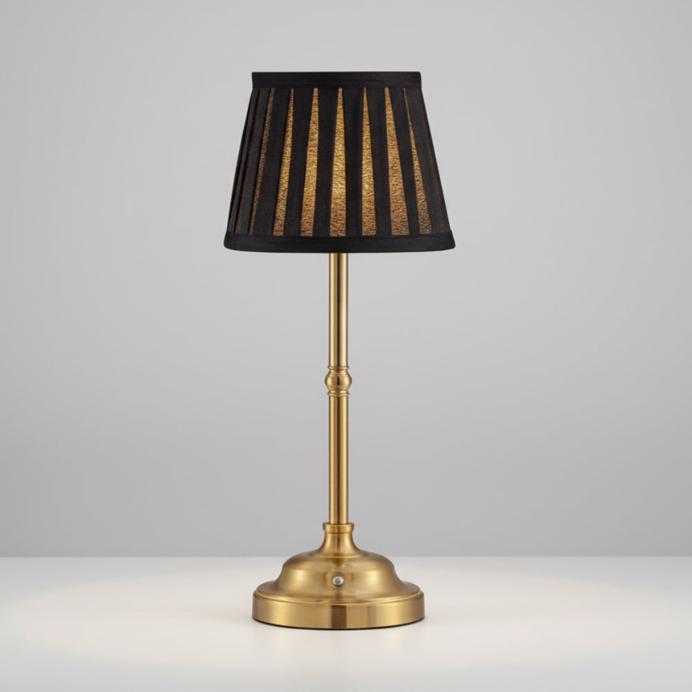 Rechargeable Cordless Brass LED Touch Dimmable Table Lamp-Orizon Depot