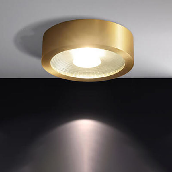 Nordic Light Luxury All Copper Ultra-thin LED Flush Mount Lamp-Orizon Depot
