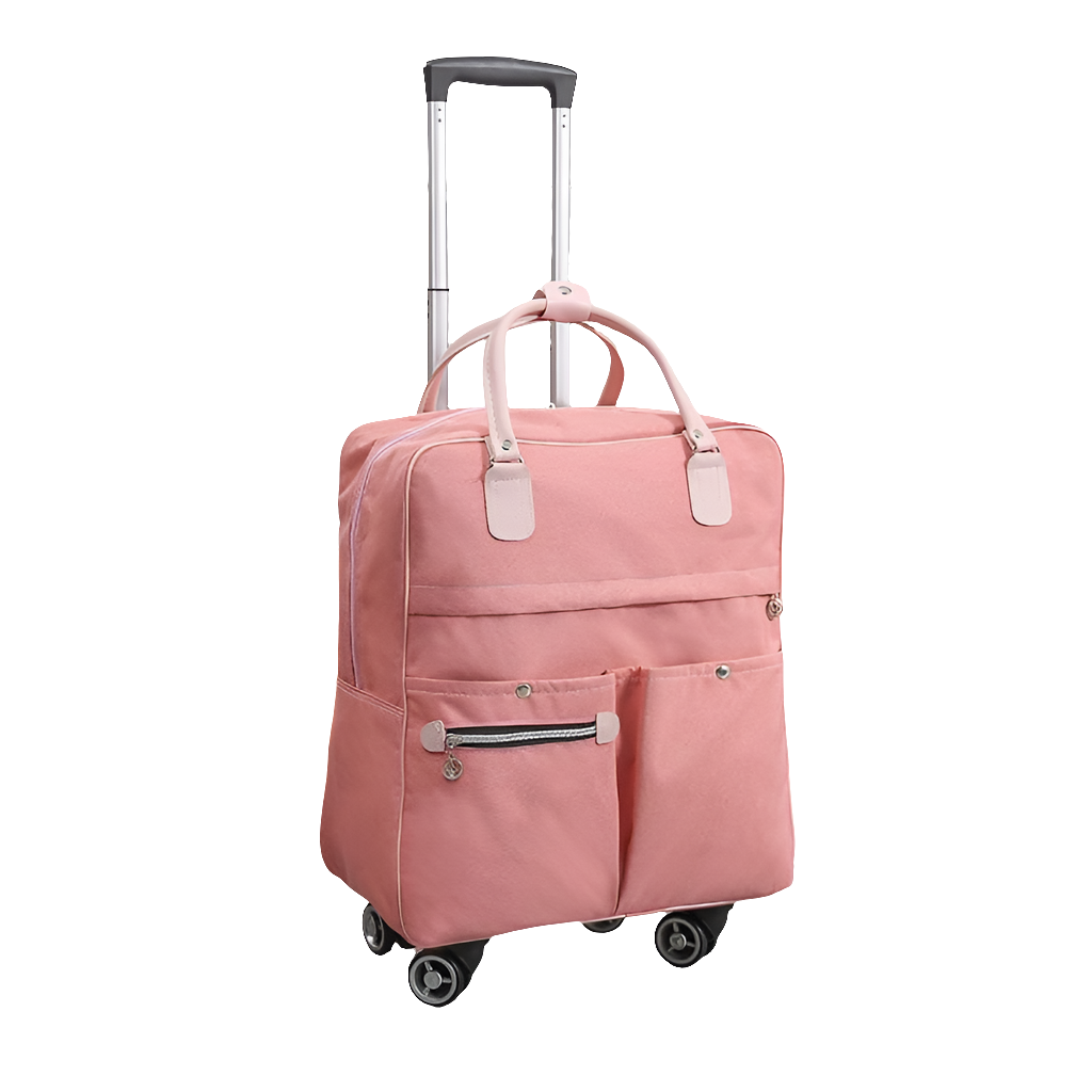 Travel Trolley Bag with Shoulder Strap - Carry-On Luggage-Orizon Depot