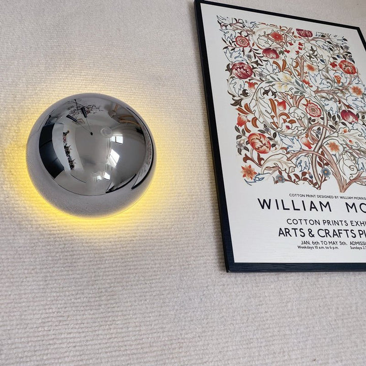 Modern Gold Finish Eclipse Wall Lamp | Contemporary Art Lighting