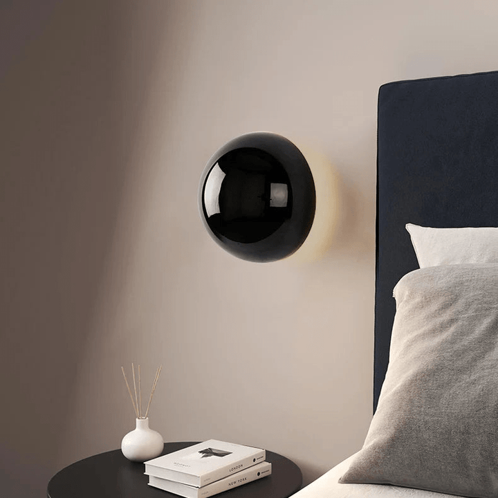 Modern Gold Finish Eclipse Wall Lamp | Contemporary Art Lighting
