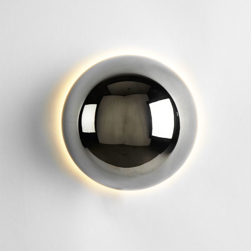 Modern Gold Finish Eclipse Wall Lamp | Contemporary Art Lighting