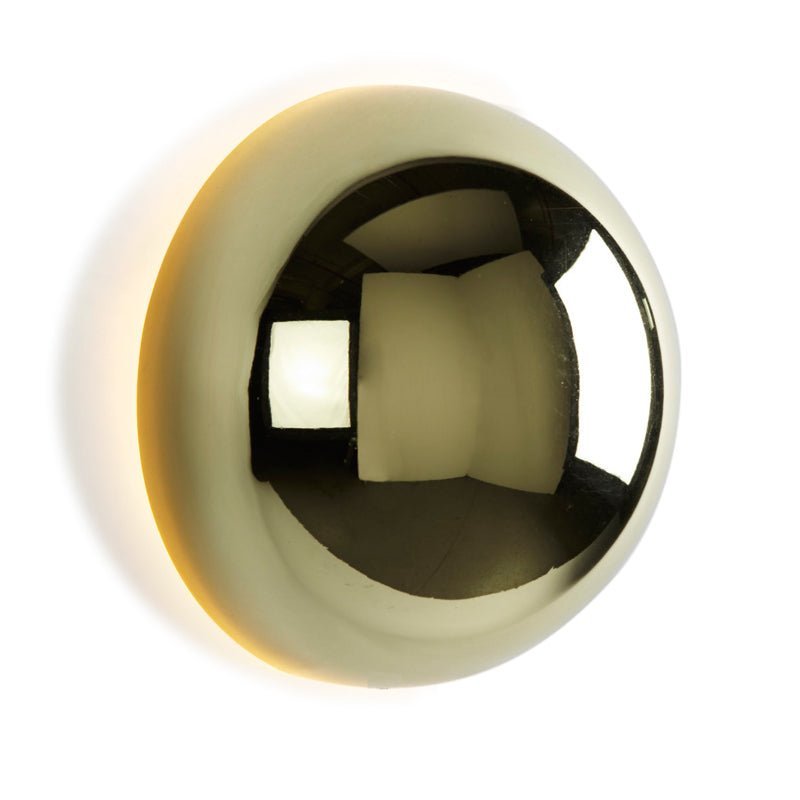 Modern Gold Finish Eclipse Wall Lamp | Contemporary Art Lighting
