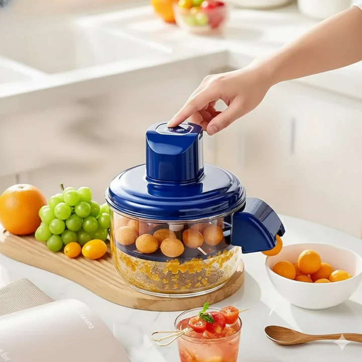 Electric Food Peeler | Quick One-Press Peeling Tool