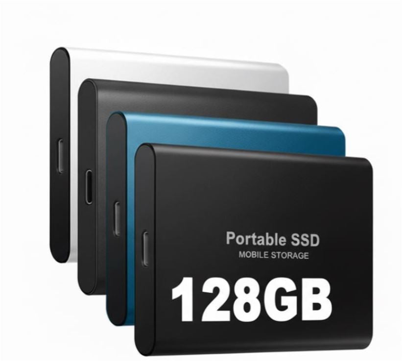 Fast USB-C External SSD 128GB – High-Speed Storage up to 1050 MB/s-Orizon Depot