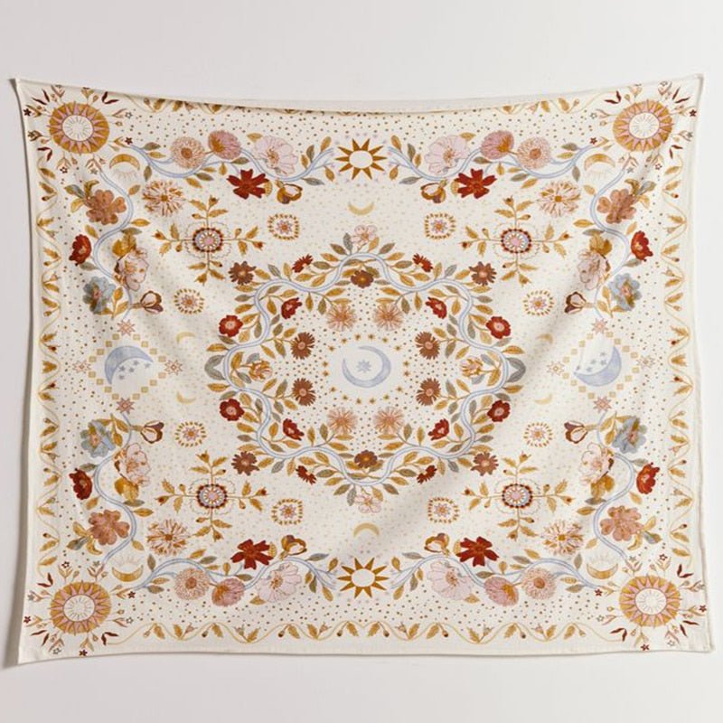 Botanical Heavenly Tapestry Wall Art for Home Decor-Orizon Depot