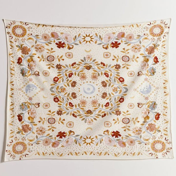 Botanical Heavenly Tapestry Wall Art for Home Decor-Orizon Depot